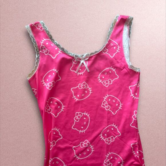 Hello Kitty x SHEIN Collab Pink Nightgown Dress - Picture 3 of 4
